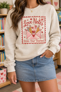 Love Notes from Your Teacher boutique modeled mockup