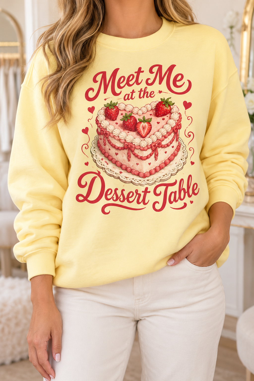 Meet Me at the Dessert Table boutique modeled mockup