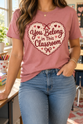 You Belong in This Classroom boutique modeled mockup